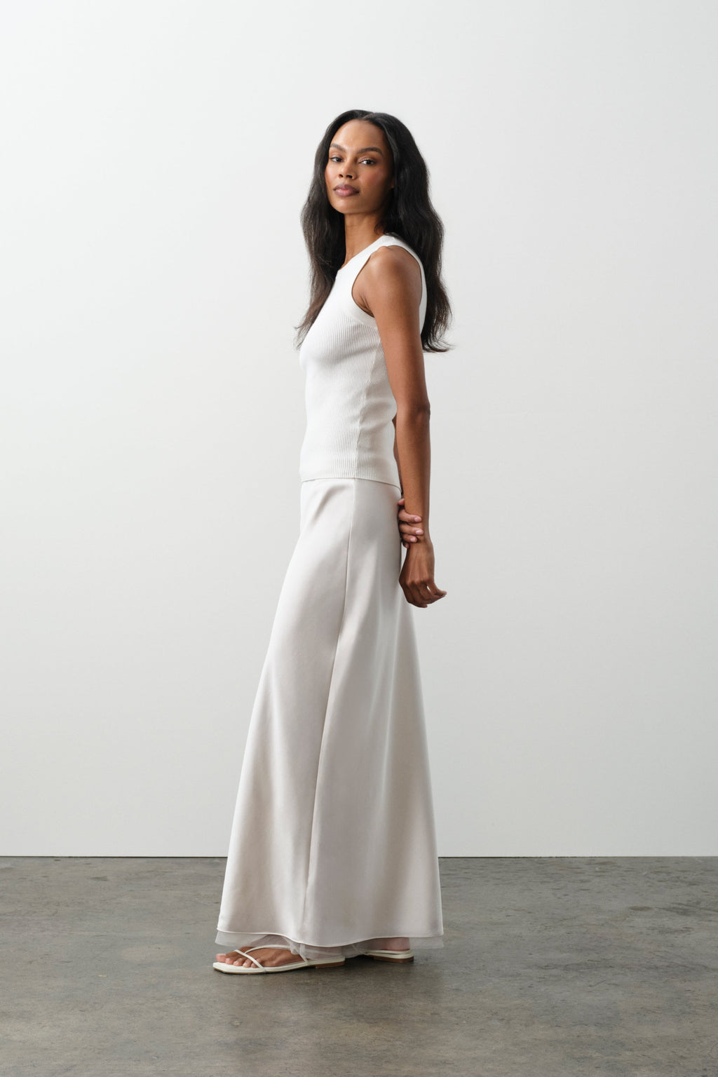 ADERYN SILK SKIRT